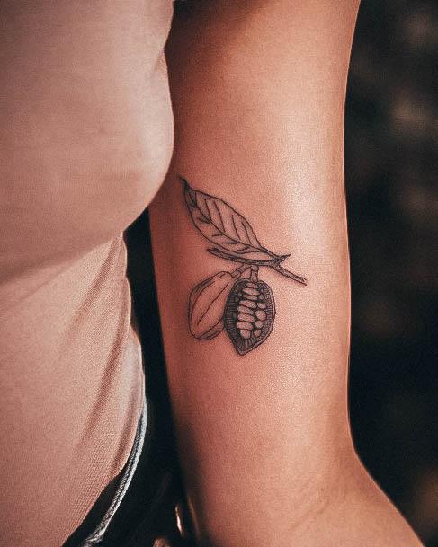 Womens Tattoo Ideas With Chocolate Design