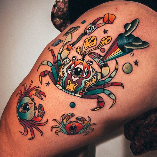 Womens Tattoo Ideas With Color Design