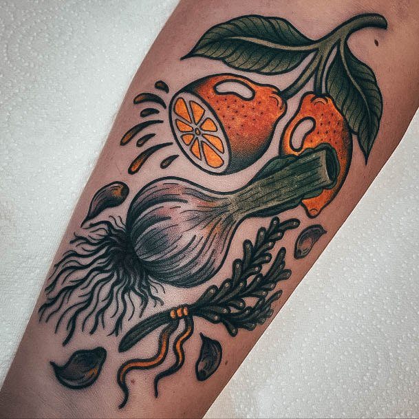 Womens Tattoo Ideas With Cooking Design