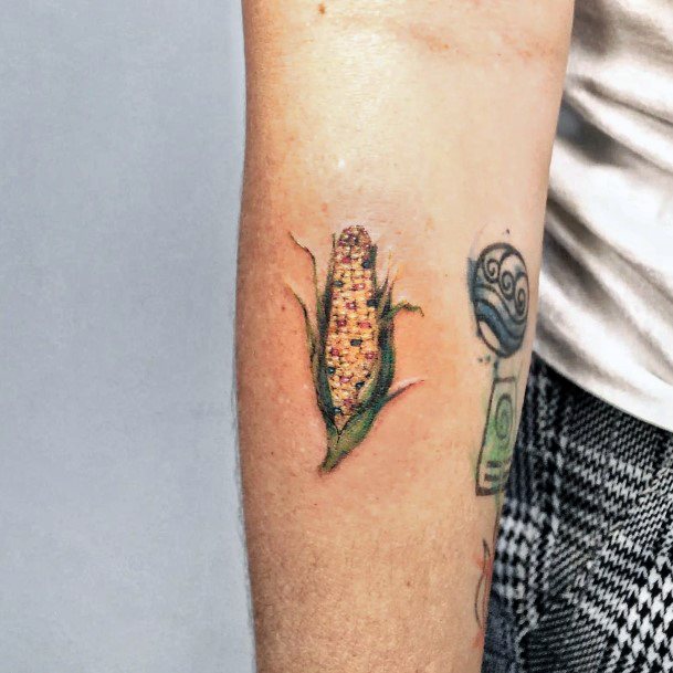 Womens Tattoo Ideas With Corn Design