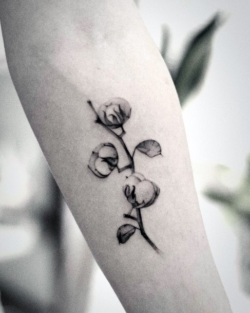 Womens Tattoo Ideas With Cotton Design