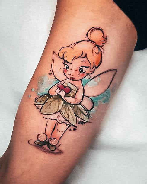 Womens Tattoo Ideas With Disney Design