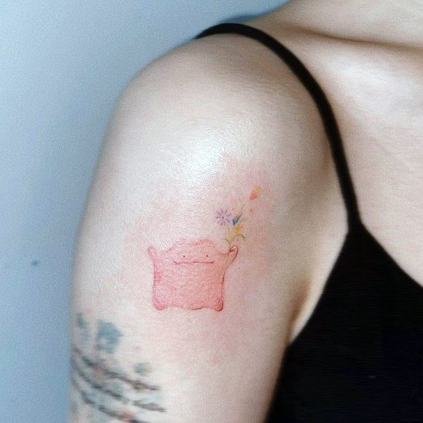 Womens Tattoo Ideas With Ditto Design