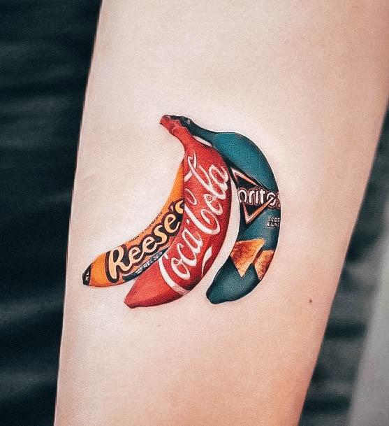 Womens Tattoo Ideas With Food Design