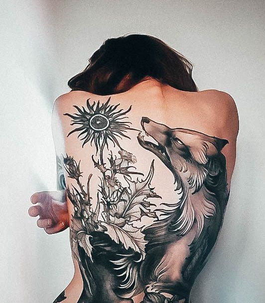 Womens Tattoo Ideas With Fox Design