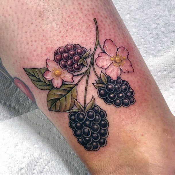 Womens Tattoo Ideas With Fruit Design