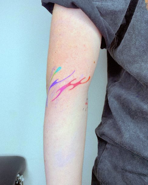 Womens Tattoo Ideas With Gradient Design