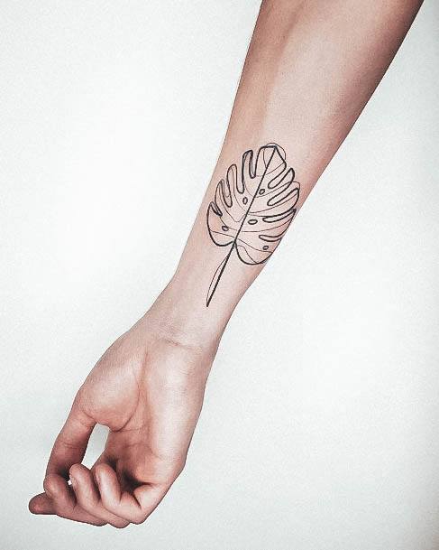 Womens Tattoo Ideas With Line Design