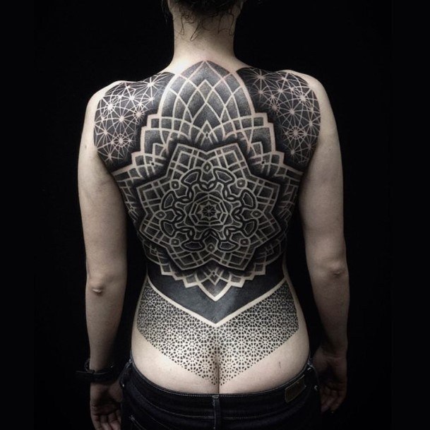 Womens Tattoo Ideas With Mandala Design