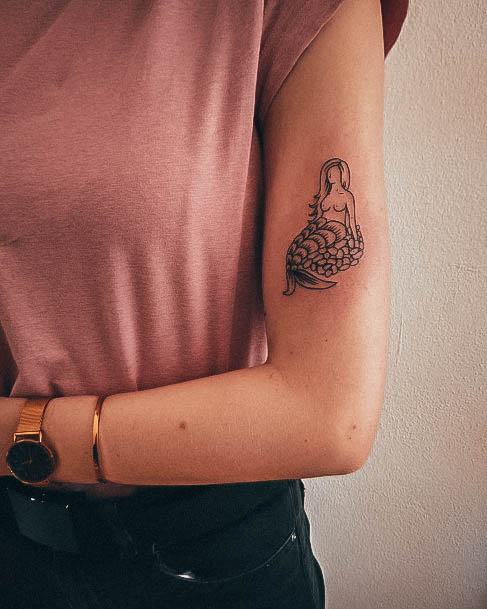 Womens Tattoo Ideas With Mermaid Design