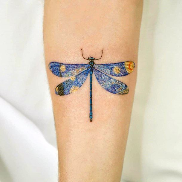 Womens Tattoo Ideas With Night Sky Design