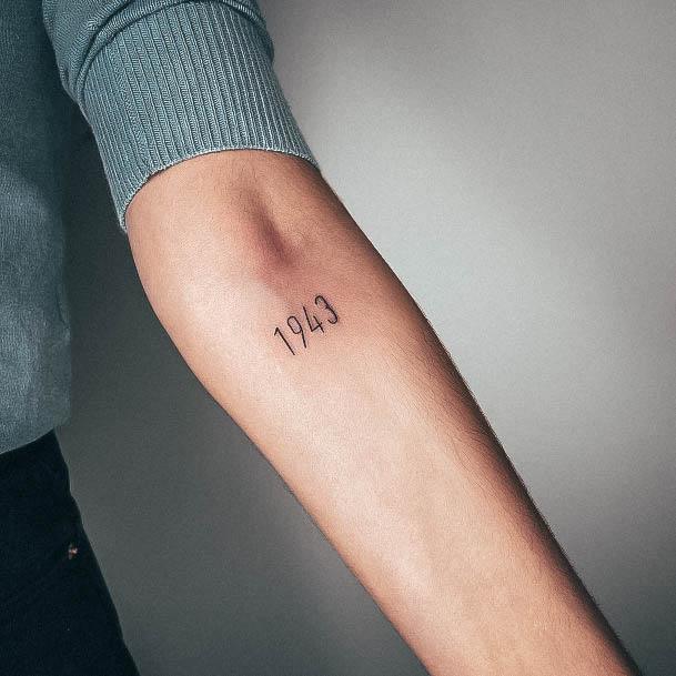 Womens Tattoo Ideas With Number Design