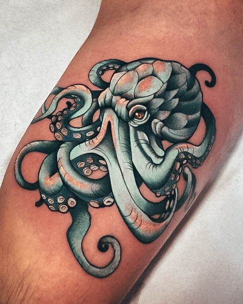 Womens Tattoo Ideas With Octopus Design