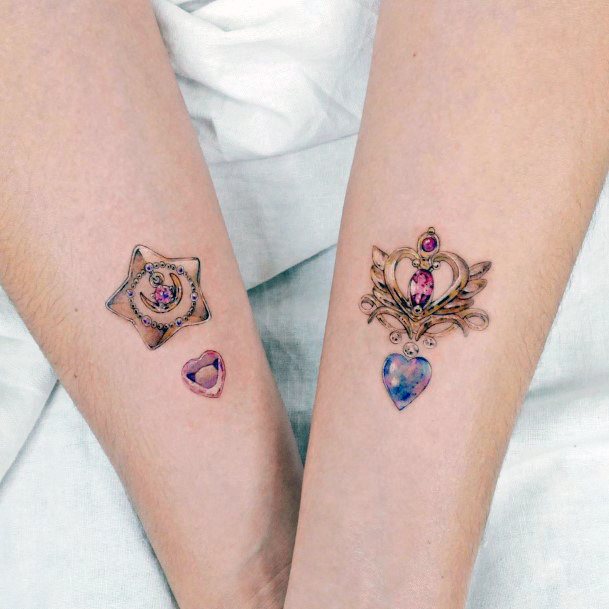 Womens Tattoo Ideas With Opal Design