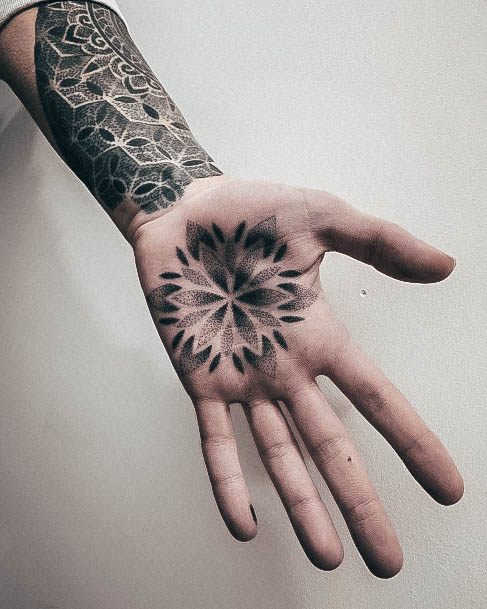 Womens Tattoo Ideas With Palm Design