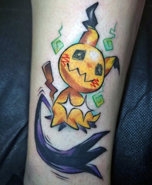 Womens Tattoo Ideas With Pikachu Design
