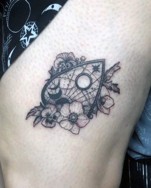 Womens Tattoo Ideas With Planchette Design