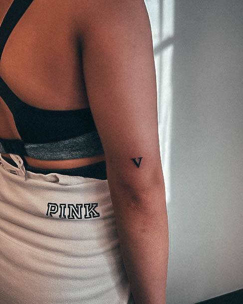 Womens Tattoo Ideas With Roman Numeral Design