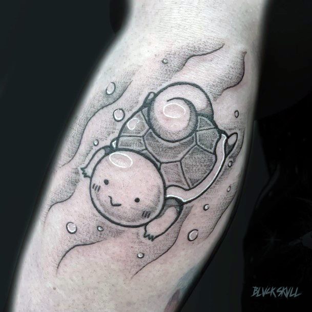 Womens Tattoo Ideas With Squirtle Design