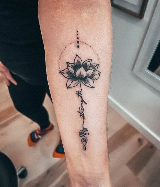 Womens Tattoo Ideas With Strength Design