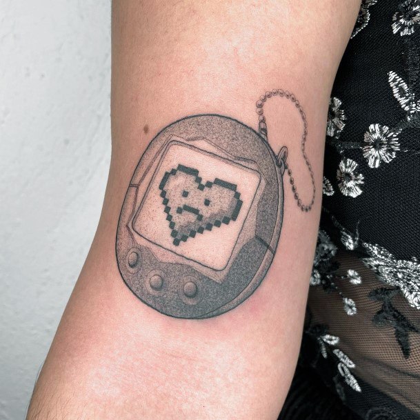 Womens Tattoo Ideas With Tamagotchi Design