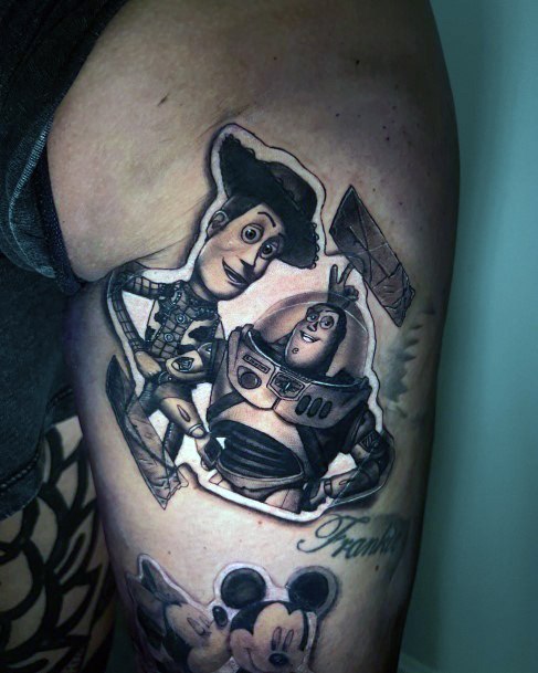 Womens Tattoo Ideas With Toy Story Design