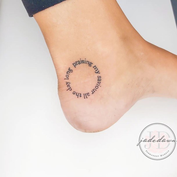 Womens Tattoo Ideas With Typewriter Design