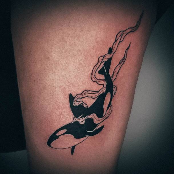 Womens Tattoo Ideas With Whale Design