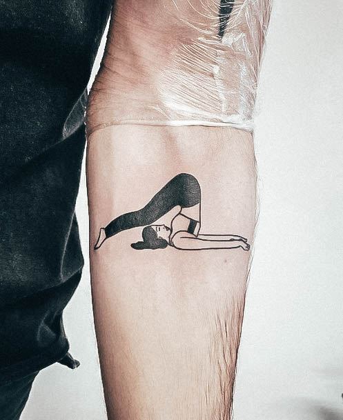 Womens Tattoo Ideas Yoga