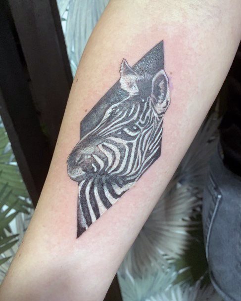 Womens Tattoo Ideas Zebra