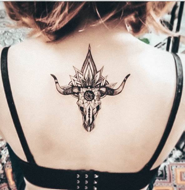 Womens Taurus Tattoo Design Ideas