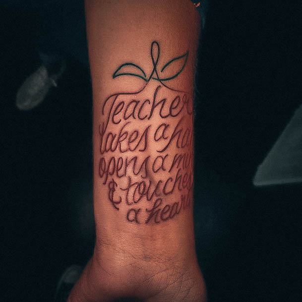 Womens Teacher Good Looking Tattoos