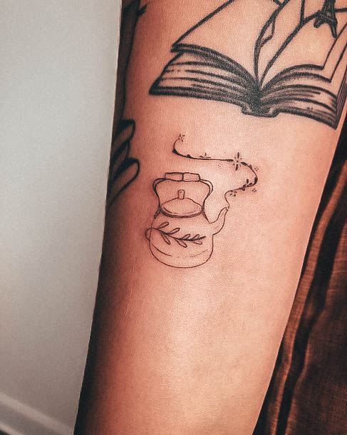 Womens Tealy Tea Tattoo Ideas