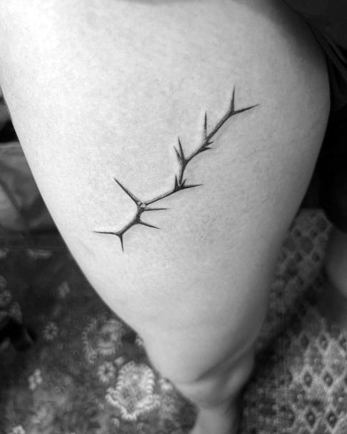 Womens Thorns Tattoo Design Ideas