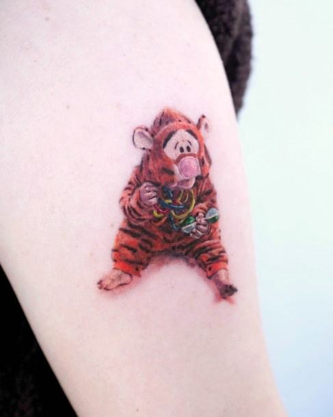 Womens Tigger Girly Tattoo Designs