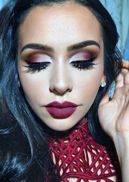 Womens Tomato Red Eyeshadow