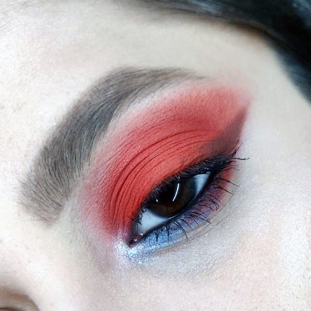 Womens Tomato Red Eyeshadow