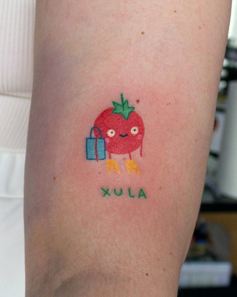 Womens Tomato Tattoos