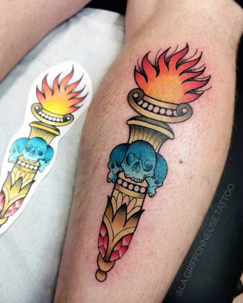 Womens Torch Tattoos