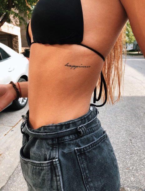 Womens Torso Simple Tattoo