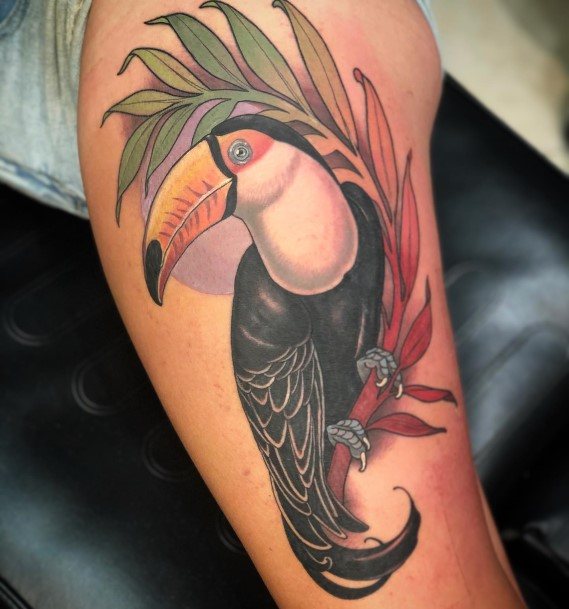 Womens Toucan Super Tattoo Designs