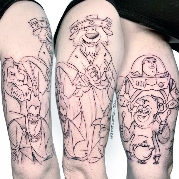 Womens Toy Story Tattoo Design Ideas