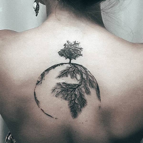 Womens Tree Of Life Girly Tattoo Designs