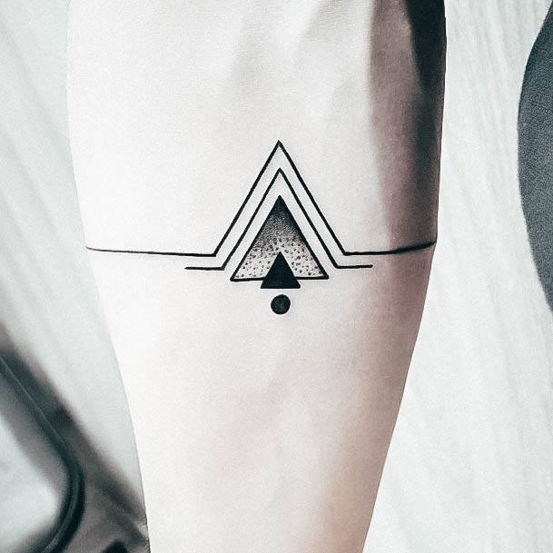 Womens Triangle Good Looking Tattoos