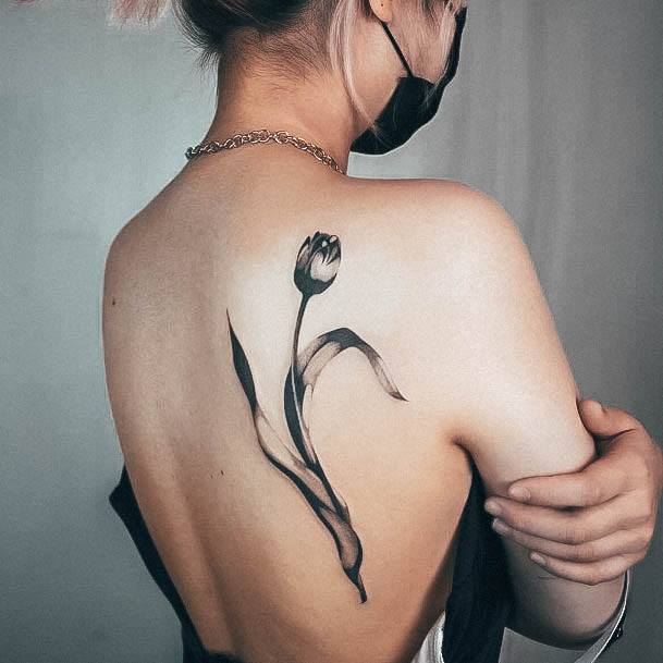 Womens Tulip Tattoos