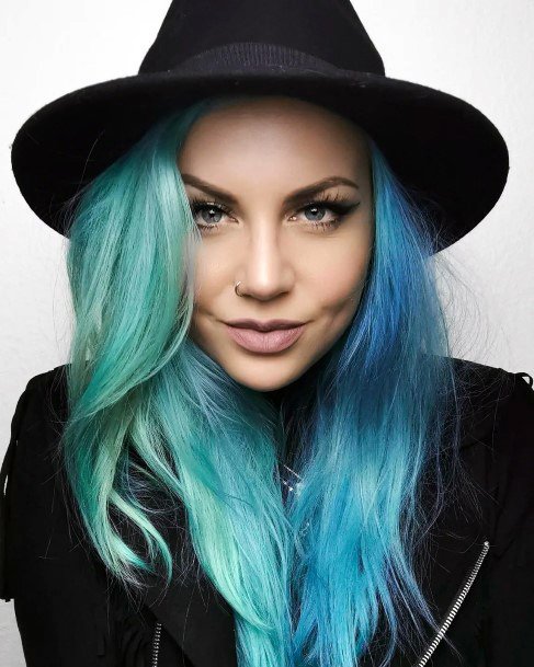 Womens Turquoise Hairstyles Ideas