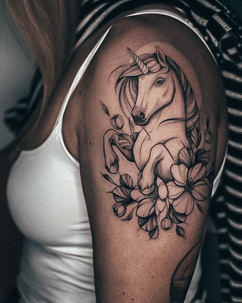 Womens Unicorn Tattoo Ideas