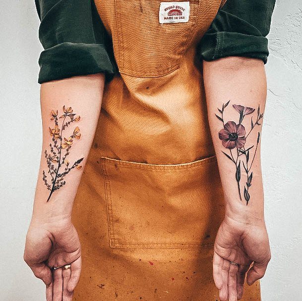 Womens Vine Super Tattoo Designs