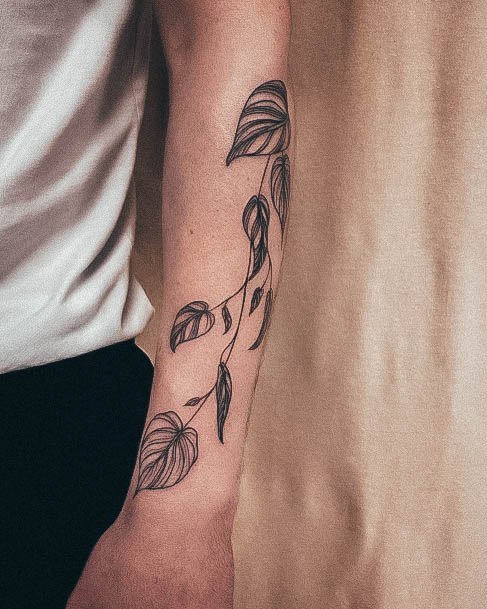 Womens Vine Tattoo Design Ideas