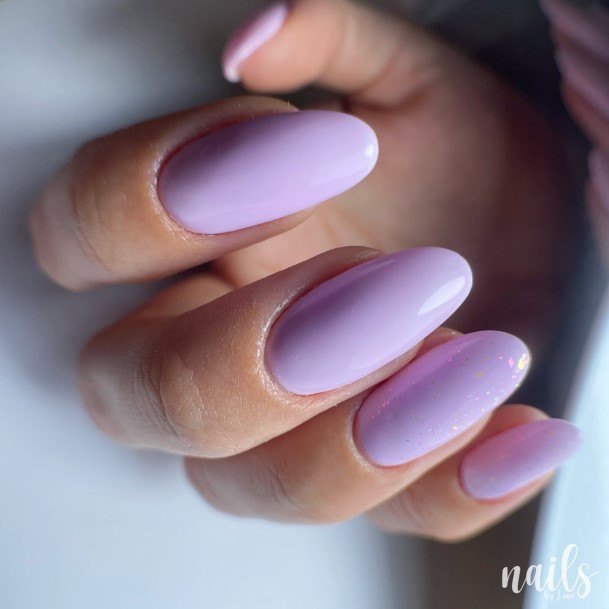 Womens Violet Good Looking Nails